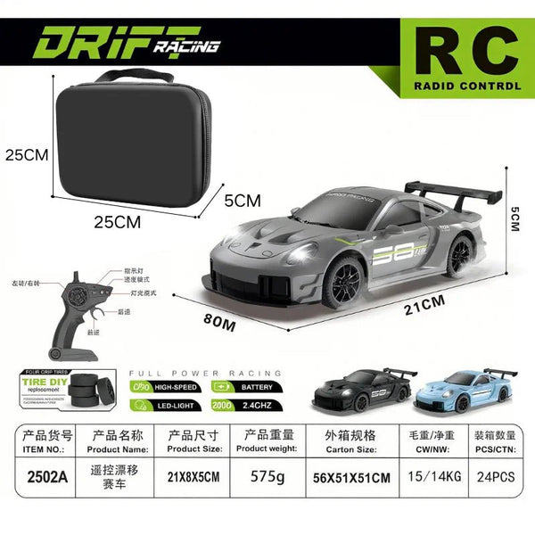 Limited Edition Rc Drift GT3 RS 911 mi SU7 1:24 Drift Racing Car - Salford Global