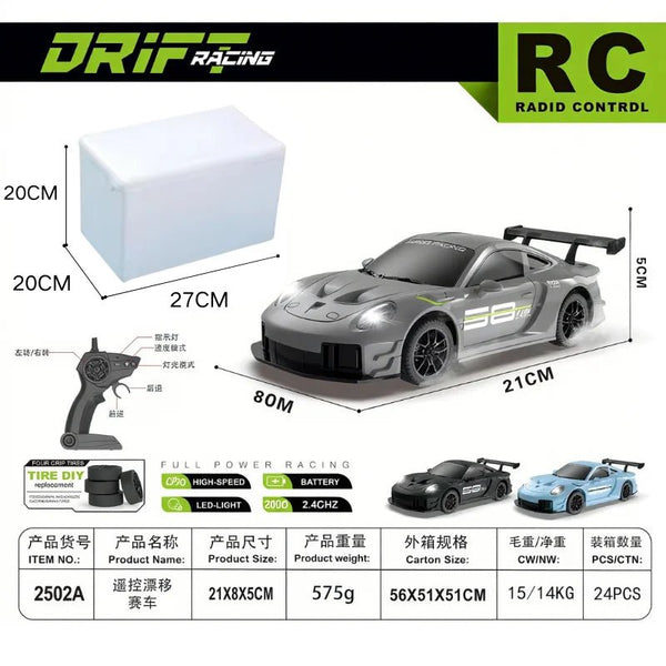 Limited Edition Rc Drift GT3 RS 911 mi SU7 1:24 Drift Racing Car - Salford Global