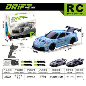 Limited Edition Rc Drift GT3 RS 911 mi SU7 1:24 Drift Racing Car