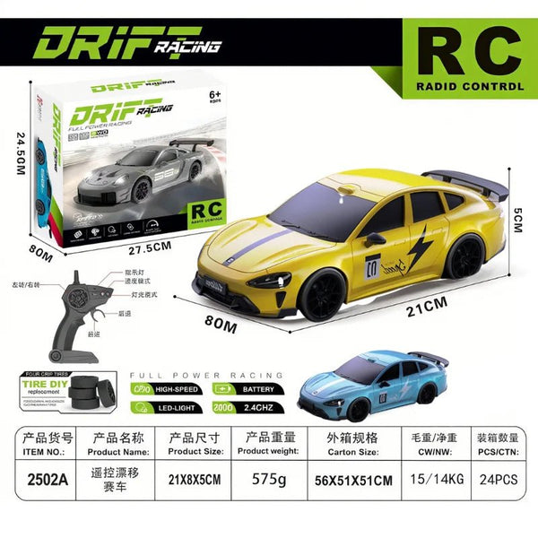 Limited Edition Rc Drift GT3 RS 911 mi SU7 1:24 Drift Racing Car - Salford Global