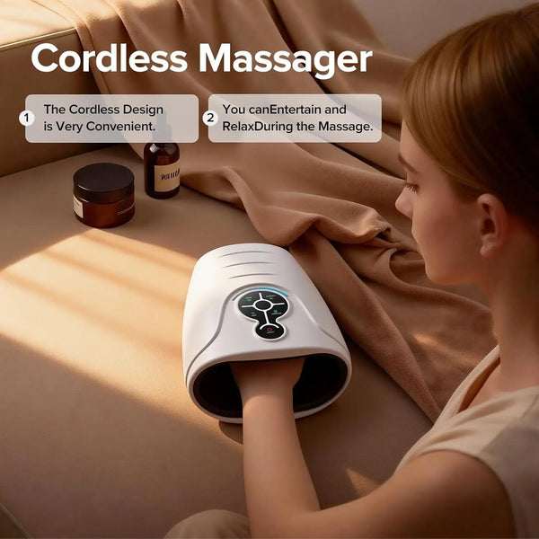 Cordless heated Hand massager, relax anytime, anywhere - Salford Global