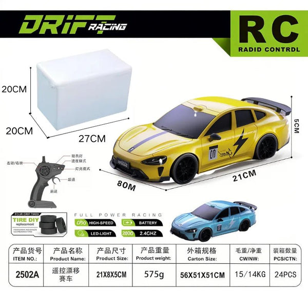 Limited Edition Rc Drift GT3 RS 911 mi SU7 1:24 Drift Racing Car - Salford Global