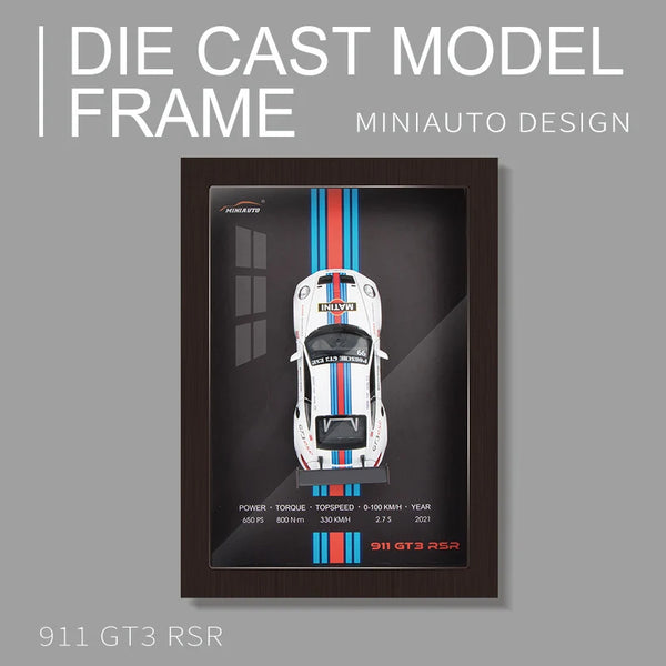 Sports Car 3D Model Photo Frame