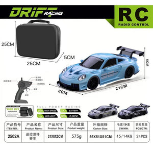 Limited Edition Rc Drift GT3 RS 911 mi SU7 1:24 Drift Racing Car - Salford Global