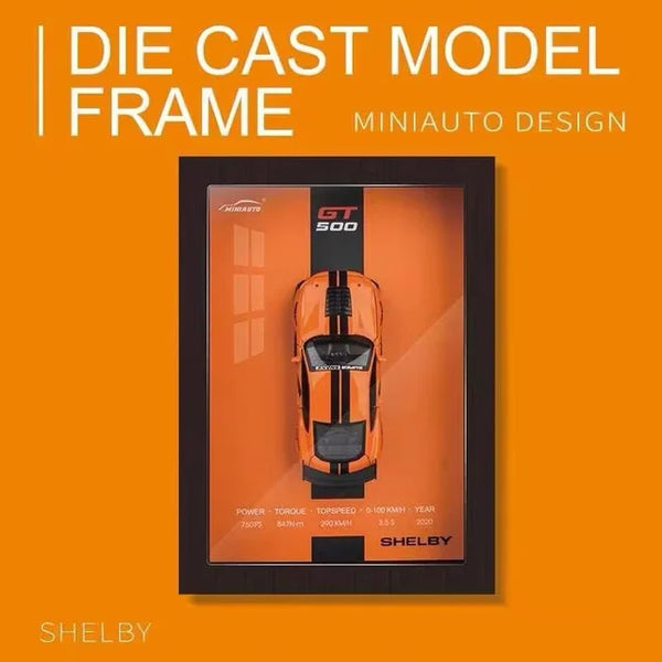 Sports Car 3D Model Photo Frame