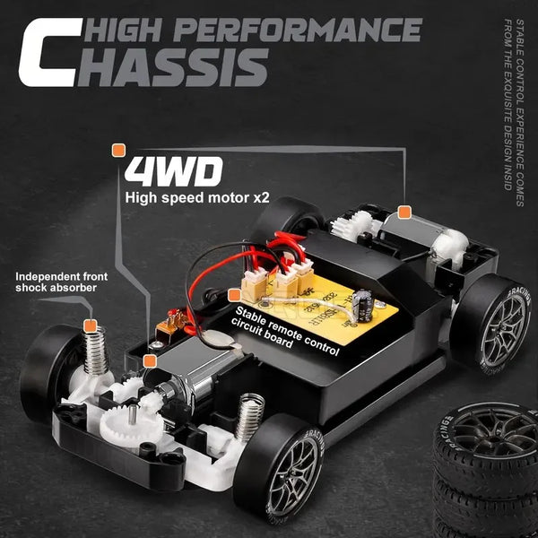 1: 24 Speed Four-wheel Drive RC Drift Remote Control Car