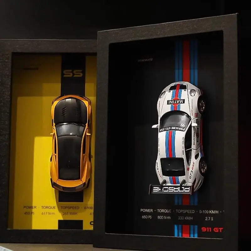 Sports Car 3D Model Photo Frame