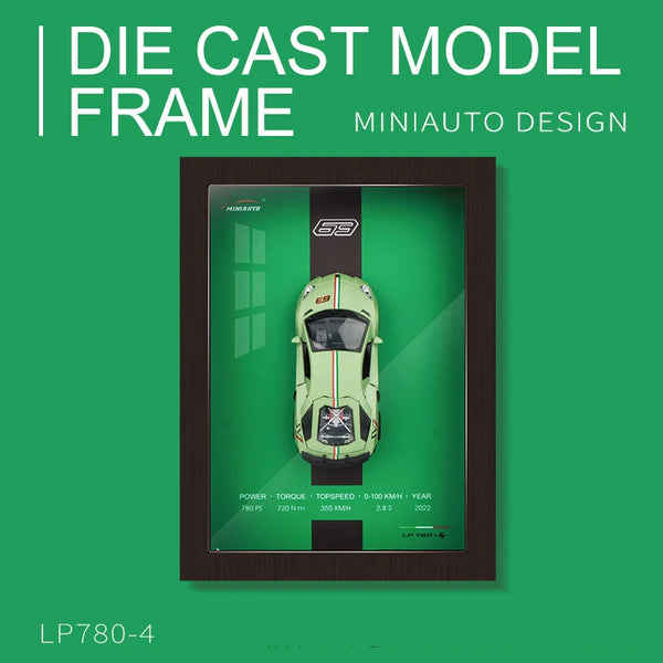 Sports Car 3D Model Photo Frame