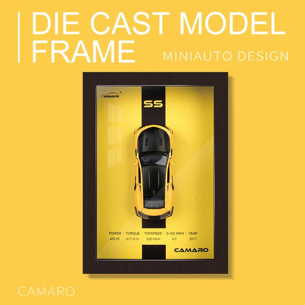 Sports Car 3D Model Photo Frame