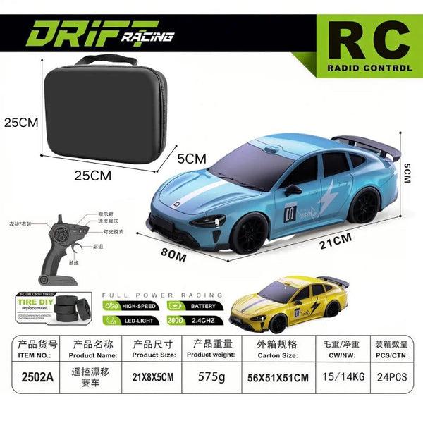Limited Edition Rc Drift GT3 RS 911 mi SU7 1:24 Drift Racing Car - Salford Global