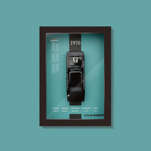 Sports Car 3D Model Photo Frame